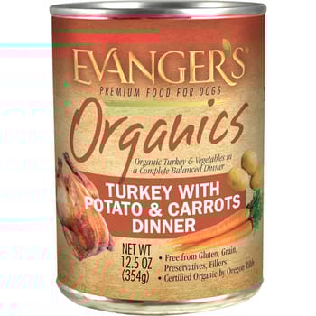 Evangers Organic Turkey with Potato And Carrots Canned Dog Food 12.5-oz, Case of 12-product-tile