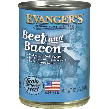 Evangers Classic Beef with Bacon Canned Dog Food 12-oz, case of 12-product-tile