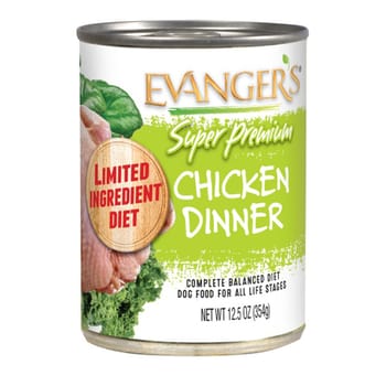 Evangers Super Premium Chicken Dinner Canned Dog Food 13-oz, case of 12-product-tile
