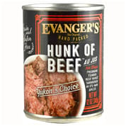 Evangers Hand Packed Hunk of Beef Canned Dog Food