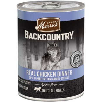 Merrick Backcountry Grain Free Backcountry 96% Chicken Canned Dog Food 12.7-oz, case of 12-product-tile