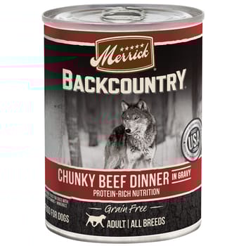 Merrick Backcountry Grain Free Chunky Beef Canned Dog Food-product-tile