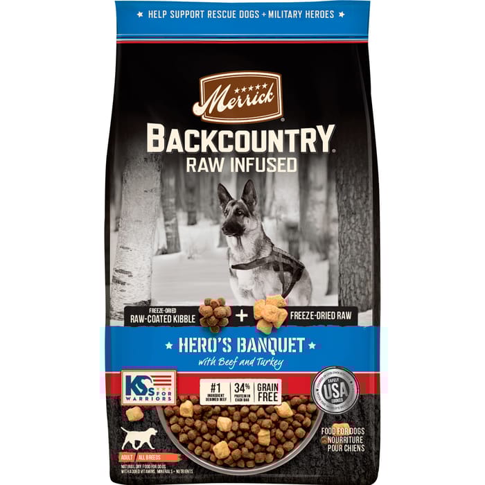 Merrick Backcountry Grain Free Hero's Banquet Dry Dog Food 20-lb product detail number 1.0