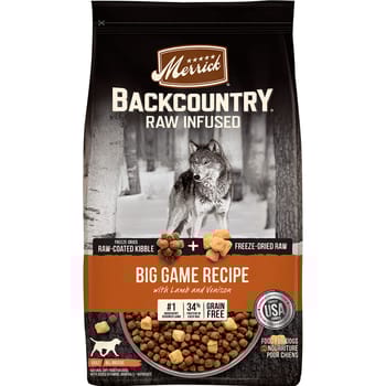 Merrick Backcountry Raw Infused Grain Free Big Game Dry Dog Food 20-lb-product-tile