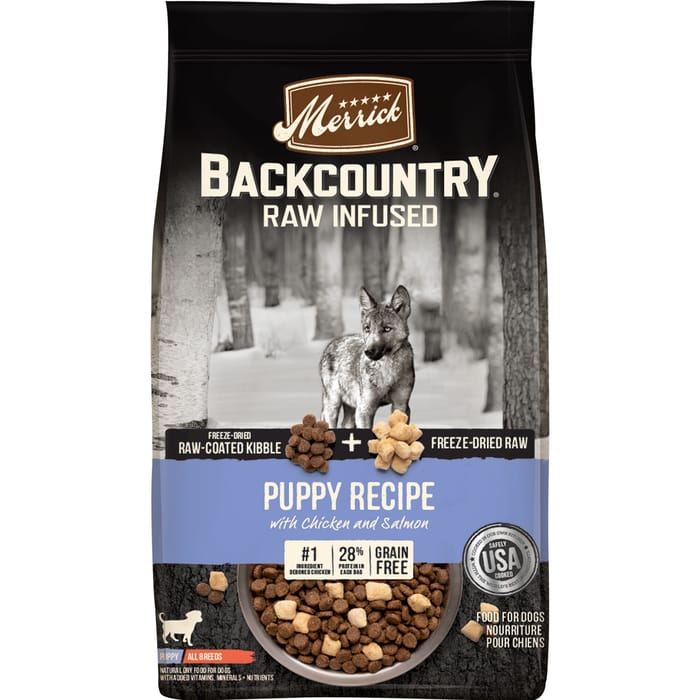 Merrick Backcountry Raw Infused Grain Free Puppy Dry Dog Food 4-lb product detail number 1.0