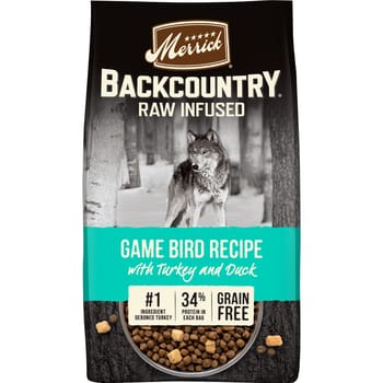 Merrick Backcountry Raw Infused Grain Free Wild Game Bird Dry Dog Food 20-lb-product-tile