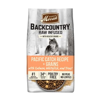 Merrick Backcountry Raw Infused with Healthy Grains Pacific Catch Dry Dog Food 4-lb-product-tile