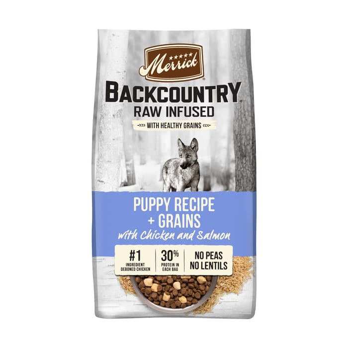 Merrick Backcountry Raw Infused with Healthy Grains Puppy Dry Dog Food 4-lb product detail number 1.0