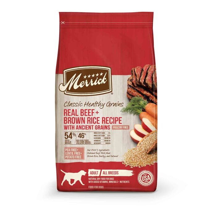 Merrick Classic Beef & Brown Rice with Ancient Grains Dry Dog Food 12-lb product detail number 1.0