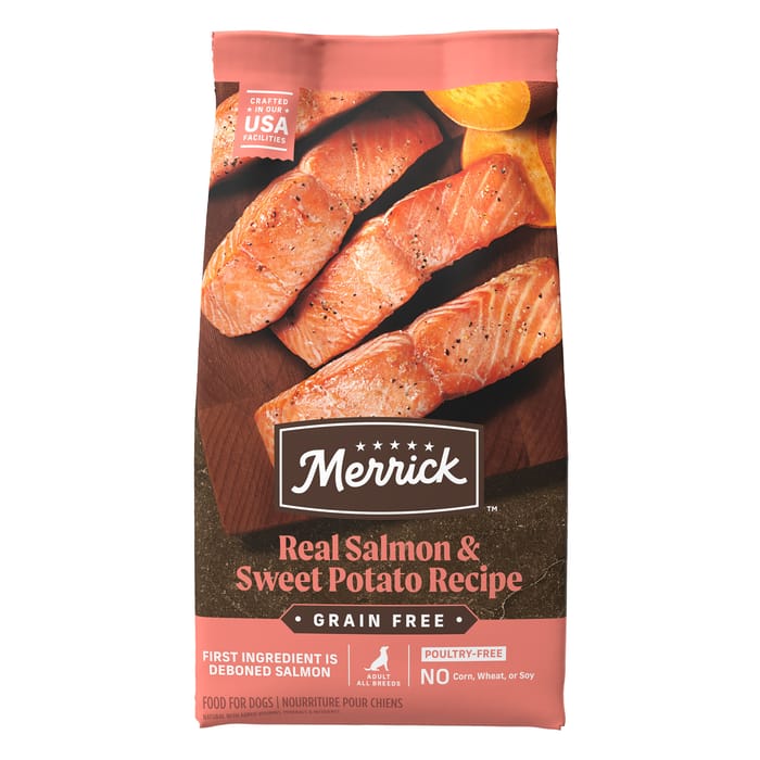 Merrick Grain Free Real Salmon & Sweet Potato Dry Dog Food 10-lb product detail number 1.0