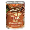 Merrick Grain Free Slow Cooked BBQ Texas Style Beef Canned Dog Food 12.7-oz, Case of 12