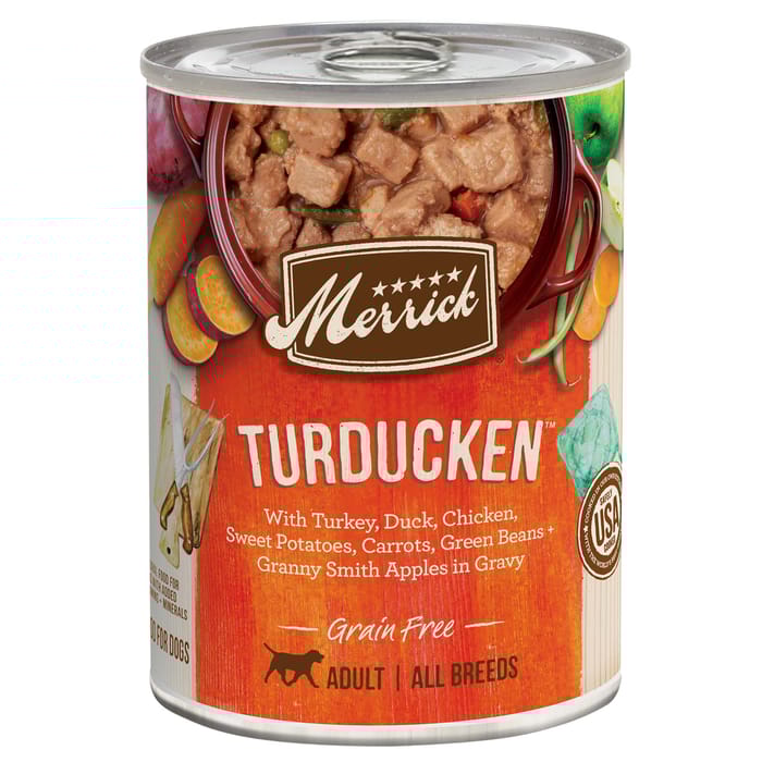 Merrick Grain Free Turducken Canned Dog Food 12.7-oz, Case of 12 product detail number 1.0