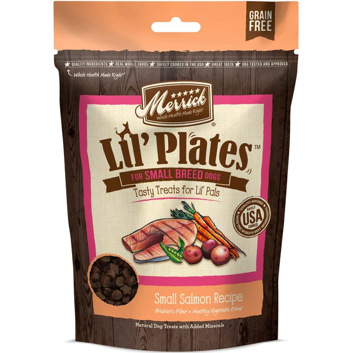Merrick Lil' Plates Grain Free Small Salmon Dog Treats 6-oz product detail number 1.0