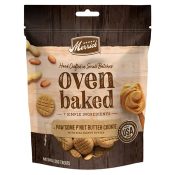 Merrick Oven Baked Paw'some Peanut Butter Dog Treats-product-tile
