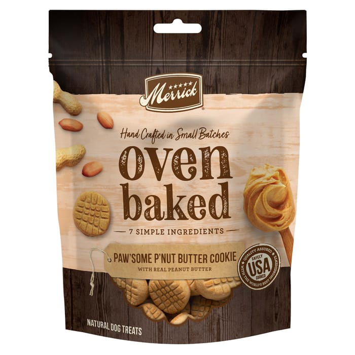 Merrick Oven Baked Paw'some Peanut Butter Dog Treats 11-oz product detail number 1.0