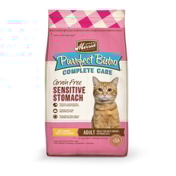 Merrick Purrfect Bistro Grain Free Complete Care Sensitive Stomach Dry Cat Food 12-lb-product-tile