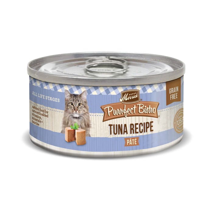 Merrick Purrfect Bistro Tuna Pate Grain Free Canned Cat Food 5.5-oz, Case of 24 product detail number 1.0