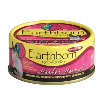 Earthborn Holistic Harbor Harvest Grain Free Wet Cat Food 5.5 oz Cans - Case of 24-product-tile