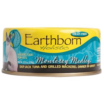 Earthborn Holistic Monterey Medley Grain Free Wet Cat Food 5.5 oz Cans - Case of 24-product-tile
