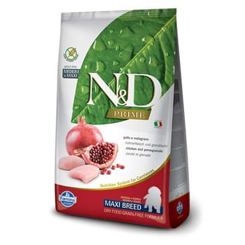 Farmina N&D Prime Puppy Medium & Maxi Chicken & Pomegranate Dry Dog Food 26.4 lb Bag-product-tile