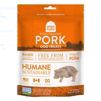 Open Farm Dehydrated Grain Free Pork Dog Treats 4.5-oz-product-tile