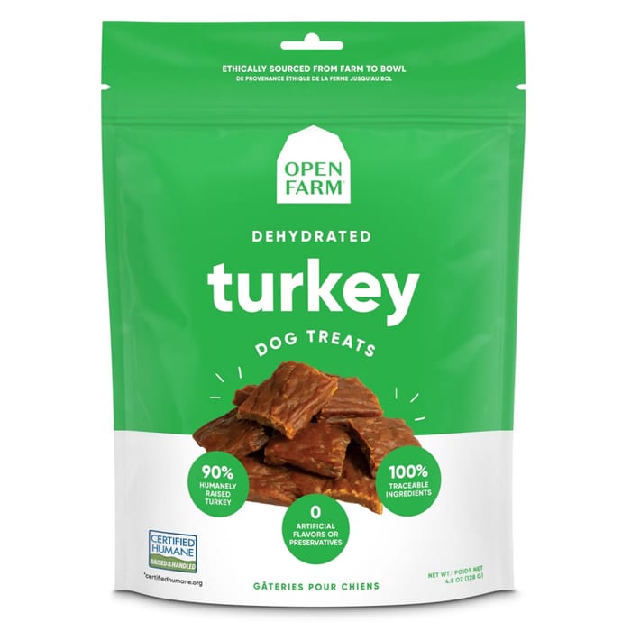 Open Farm Dehydrated Grain Free Turkey Dog Treats 4.5-oz product detail number 1.0