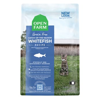 Open Farm Grain Free Catch of the Season Whitefish Recipe Dry Cat Food 8 lb Bag-product-tile