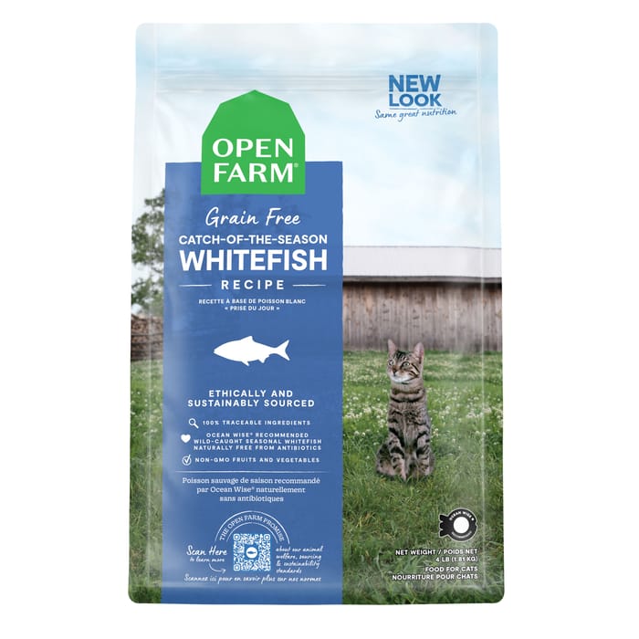 Open Farm Grain Free Catch of the Season Whitefish Recipe Dry Cat Food 8 lb Bag product detail number 1.0