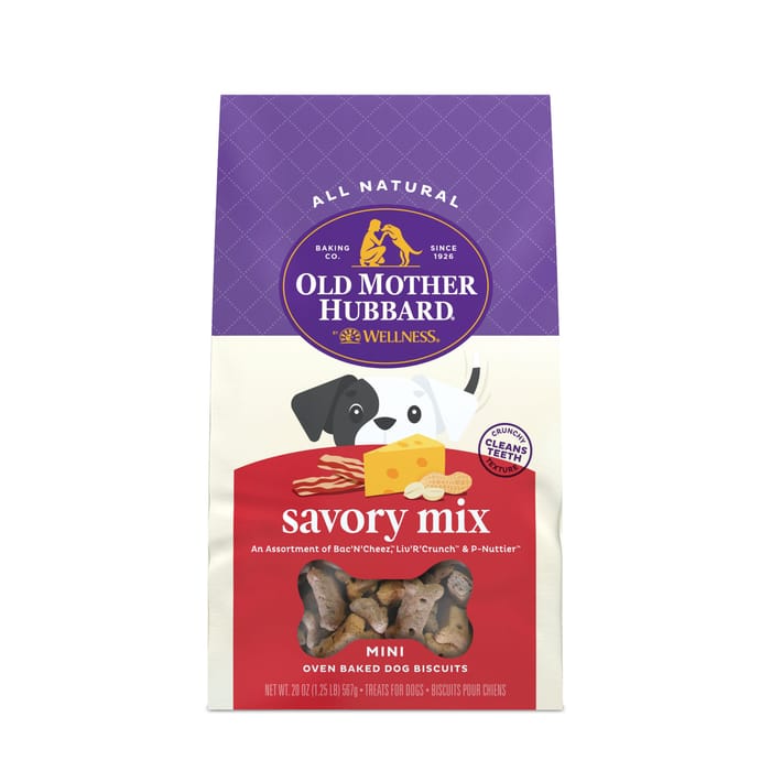 Old Mother Hubbard Classic Savory Mix Natural Oven-Baked Biscuits Dog Treats - Mini - 20 oz Bag product detail number 1.0