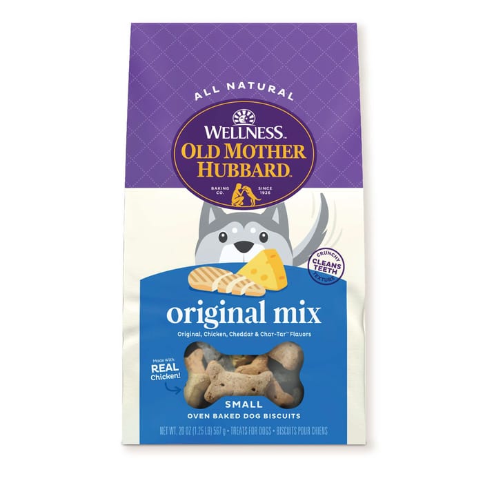 Old Mother Hubbard Classic Original Mix Natural Oven-Baked Biscuits Dog Treats - Small - 20 oz Bag product detail number 1.0