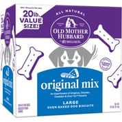 Old Mother Hubbard Classic Original Mix Natural Oven-Baked Biscuits Dog Treats Large - 20 lb Box