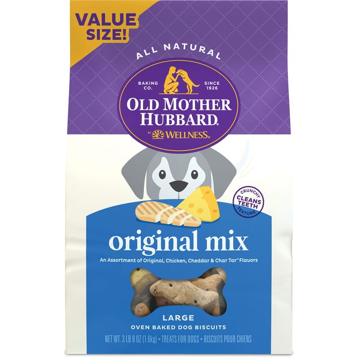 Old Mother Hubbard Classic Original Mix Natural Oven-Baked Biscuits Dog Treats Large - 3.5 lb Bag product detail number 1.0