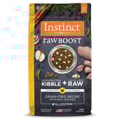 Instinct Raw Boost Grain-Free Real Chicken Recipe High Protein Freeze-Dried Raw Dry Dog Food