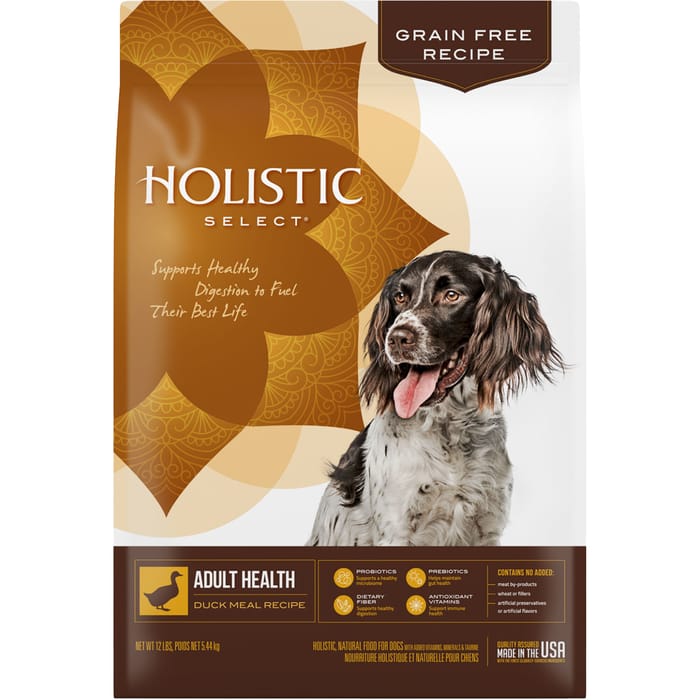 Holistic Select Natural Grain Free Duck Meal Dry Dog Food 24lb product detail number 1.0