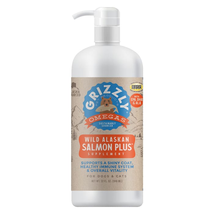 Grizzly Wild Alaskan Salmon Plus Supplement 32 Oz Bottle product detail number 1.0