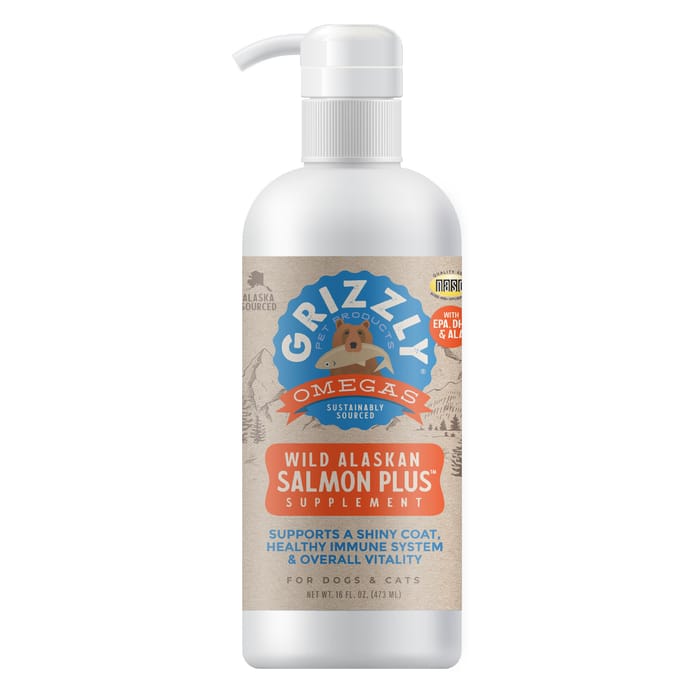 Grizzly Wild Alaskan Salmon Plus Supplement 16 Oz Bottle product detail number 1.0
