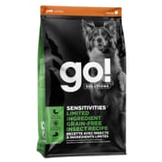 Go! Solutions Sensitives Limited Ingredient Grain Free Insect Recipe Dry Dog Food