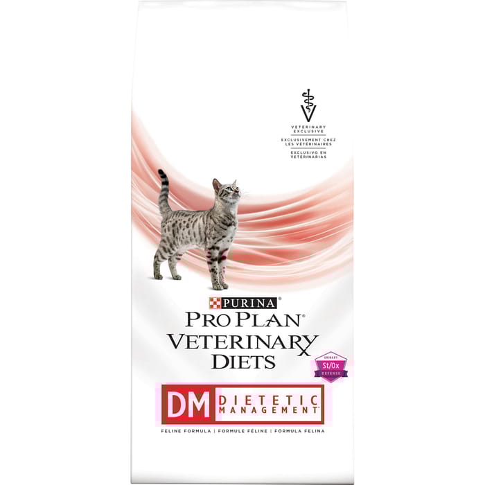 Purina Pro Plan Veterinary Diets DM Dietetic Management Feline Formula Dry Cat Food - 6 lb. Bag product detail number 1.0