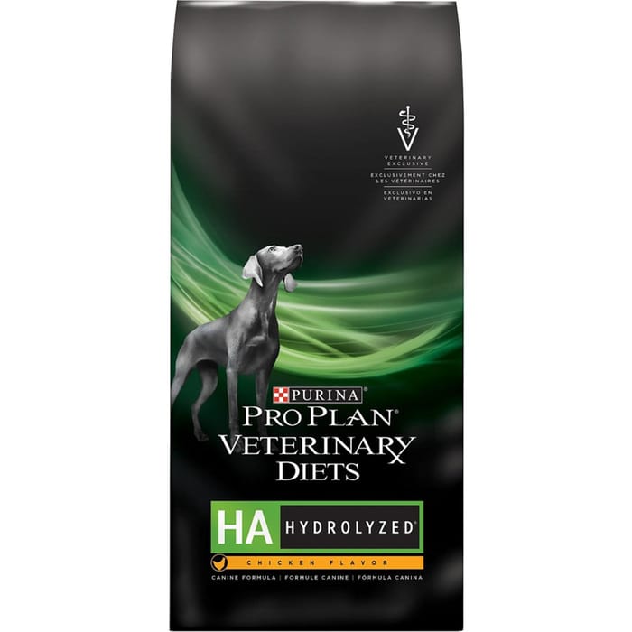 Purina Pro Plan Veterinary Diets HA Hydrolyzed Chicken Flavor Canine Formula Dry Dog Food - 25 lb. Bag product detail number 1.0
