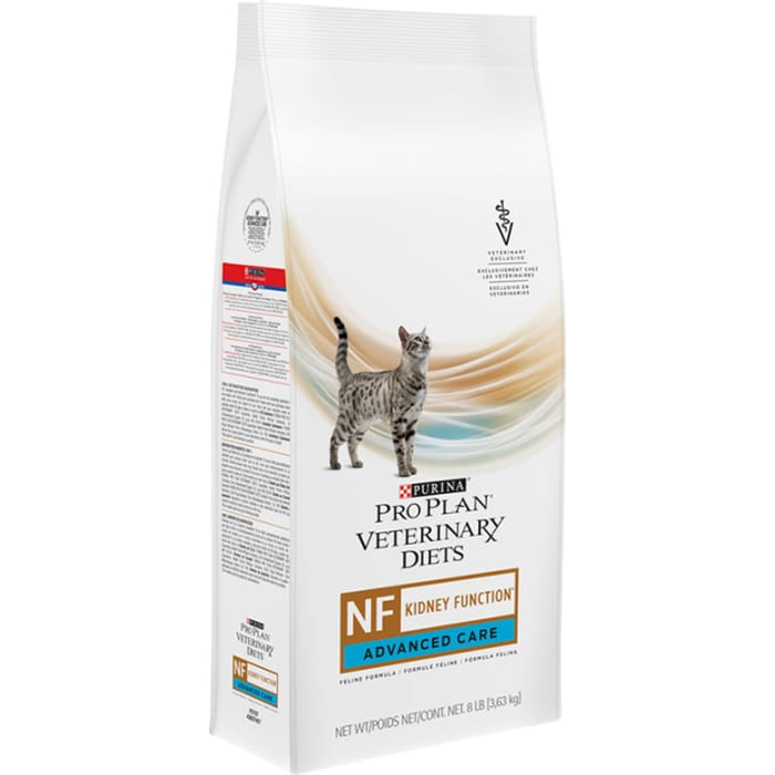 Purina Pro Plan Veterinary Diets NF Kidney Function Advanced Care Feline Formula Adult Dry Cat Food - 8 lb. Bag product detail number 1.0