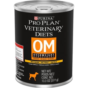 Purina Pro Plan Veterinary Diets OM Overweight Management Canine Formula Wet Dog Food - (12) 13.3 oz. Cans-product-tile
