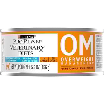 Purina Pro Plan Veterinary Diets OM Overweight Management Feline Formula Wet Cat Food - (24) 5.5 oz. Cans-product-tile