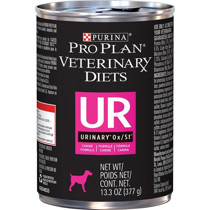 Purina Pro Plan Veterinary Diets UR Urinary Ox/St Canine Formula Wet Dog Food - (12) 13.3 oz. Cans product detail number 1.0