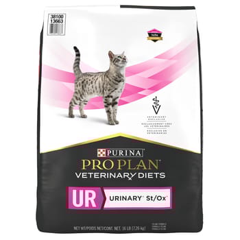 Purina Pro Plan Veterinary Diets UR Urinary St/Ox Feline Formula Dry Cat Food - 16 lb. Bag-product-tile