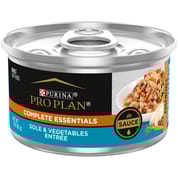 Purina Pro Plan Adult Complete Essentials Sole & Vegetables Entree Wet Cat Food