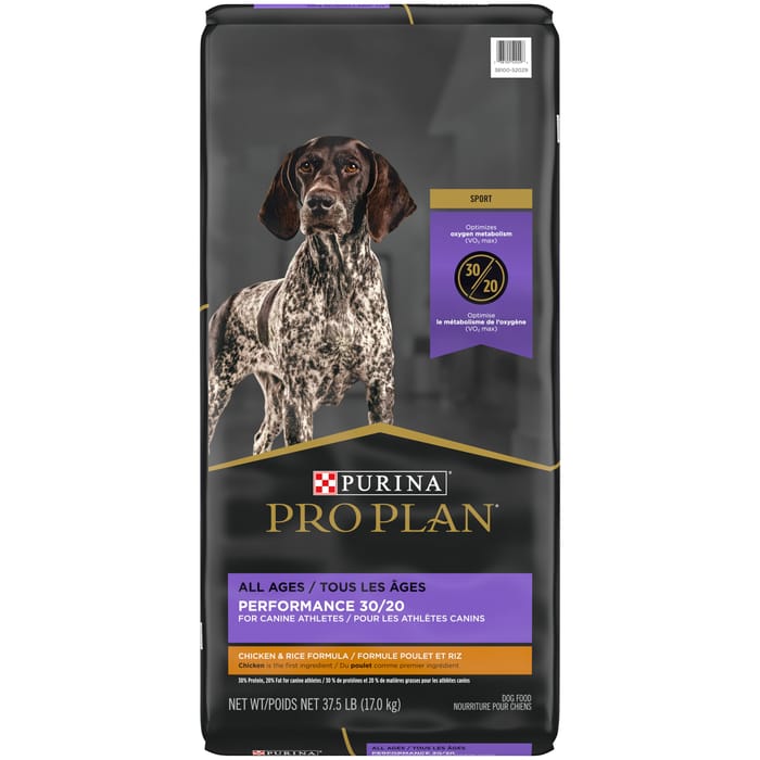 Purina Pro Plan All Ages Sport Performance 30/20 Chicken & Rice Formula Dry Dog Food 37.5 lb Bag product detail number 1.0