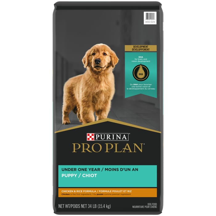 Purina Pro Plan Puppy Chicken & Rice Formula Dry Dog Food 34 lb Bag product detail number 1.0