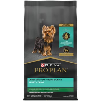 Purina Pro Plan Puppy Toy Breed Chicken & Rice Formula Dry Dog Food 5 lb Bag-product-tile