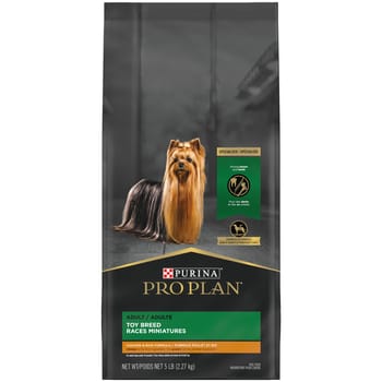 Purina Pro Plan Adult Toy Breed Chicken & Rice Formula Dry Dog Food 5 lb Bag-product-tile