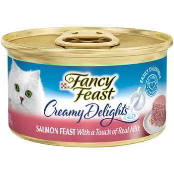 Fancy Feast Creamy Delights Salmon Feast With a Touch of Real Milk Wet Cat Food-product-tile